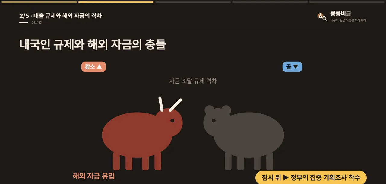 내국인 규제와 해외 자금의 충돌