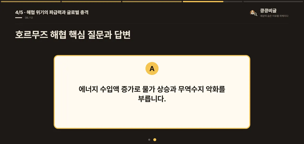 호르무즈 해협 핵심 질문과 답변