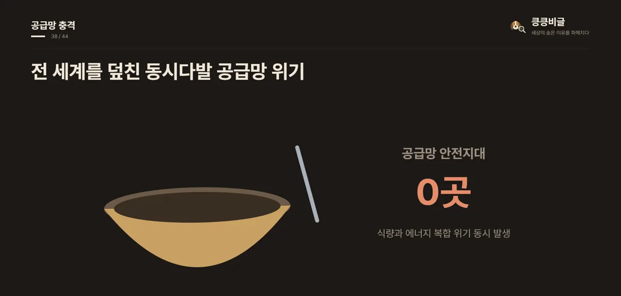 전 세계를 덮친 동시다발 공급망 위기