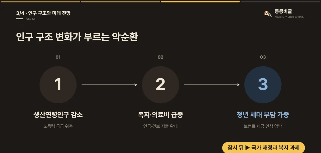 인구 구조 변화가 부르는 악순환
