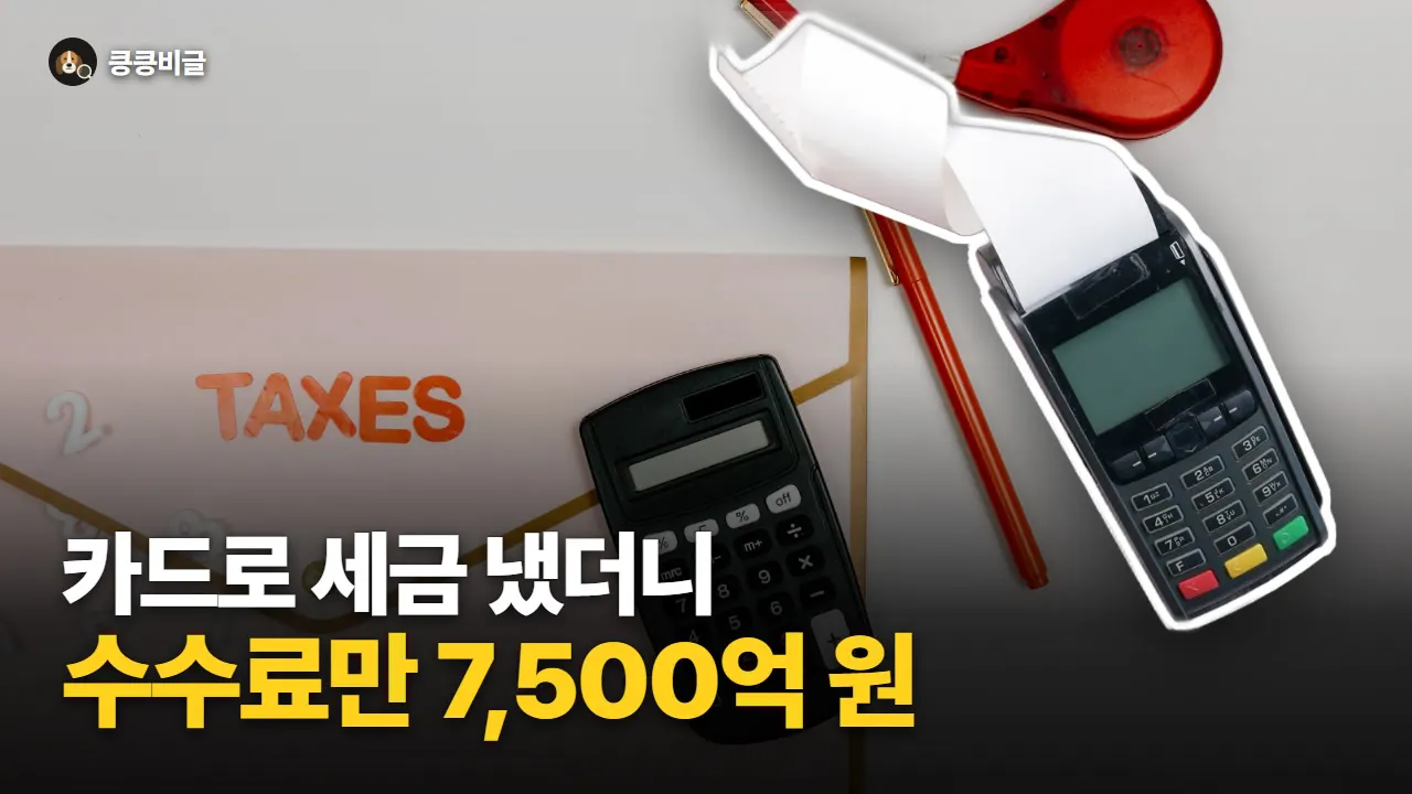 카드로 세금 냈더니, 왜 수수료를 내가 낼까 대표 그림